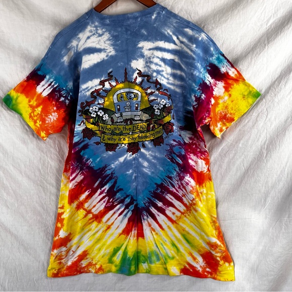 Vintage 1994 Single Stitch Grateful Dead Summer Tour Tie Dye T Shirt XL Adult - Picture 1 of 16